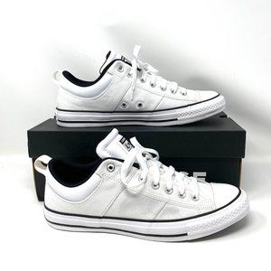 🍃March Sale🍃 CONVERSE Men CTAS Cs Ox White Canvas Low Top Easy Pull On 166964C